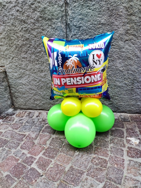 Composizione palloncini pensione