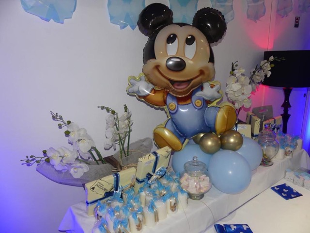 Palloncino topolino e allestimento per festa bambino