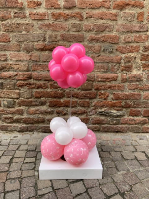 Piccola composizione palloncini rosa